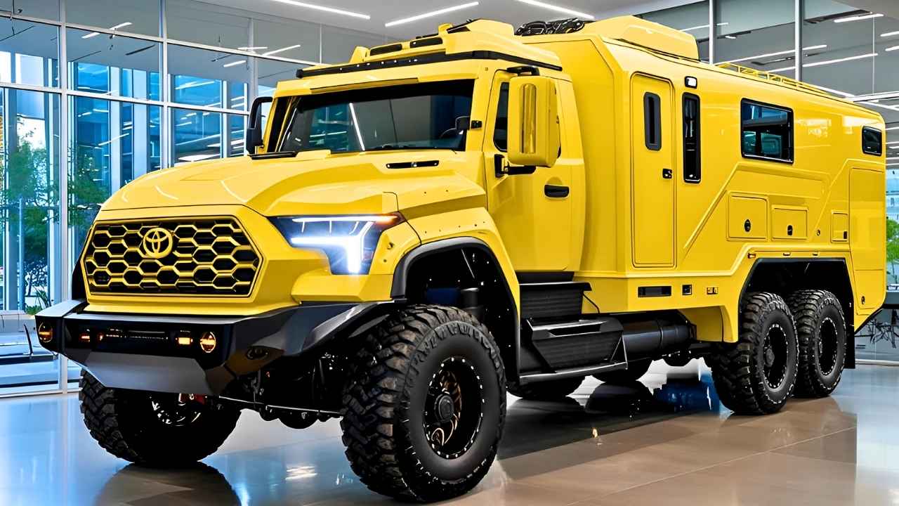 2026 Toyota HikeCruze 6×6 Camper Ultimate Off-Road Motorhome with Smart Travel Tech