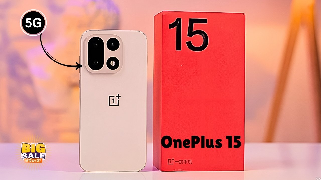 OnePlus 15 5G Launch Snapdragon 8 Elite Gen 5, 7300mAh Battery & 6.78″ LTPO AMOLED Display